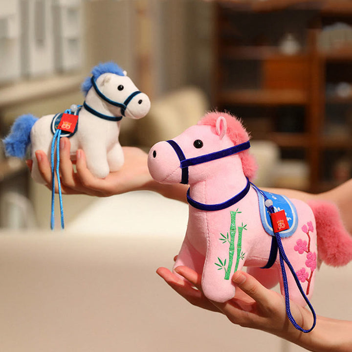 Buddha Stones馬年 竹製 龍 蓮華 鳳凰 ぬいぐるみ ホームデコレーション - image 8