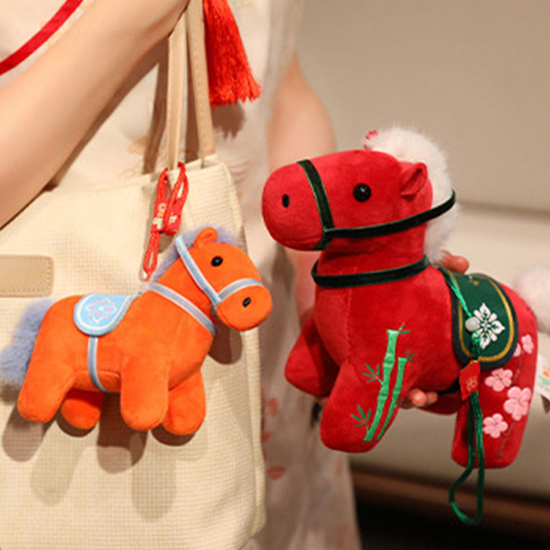 Buddha Stones馬年 竹製 龍 蓮華 鳳凰 ぬいぐるみ ホームデコレーション - image 12