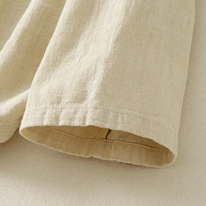 Buddha Stonesプレーンチャイニーズフロッグボタン 長袖 レディース コットン 禅服 シャツ - image 13