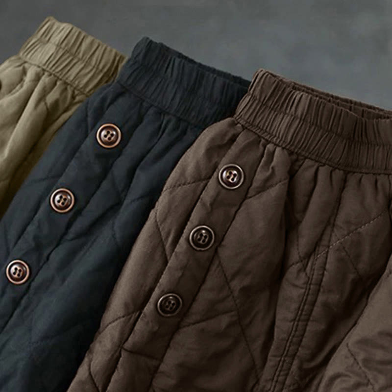 Buddha Stonesレディース 無地 コットン パッド入り サーマル 7-8丈 スカート ポケット付き - image 15