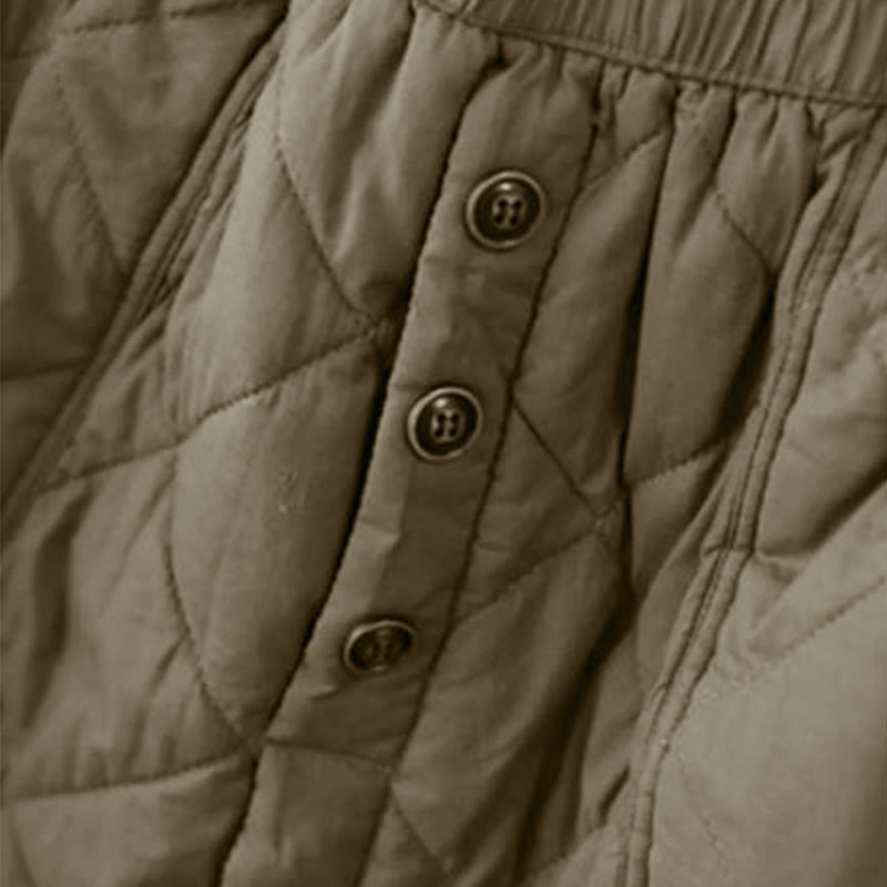 Buddha Stonesレディース 無地 コットン パッド入り サーマル 7-8丈 スカート ポケット付き - image 5