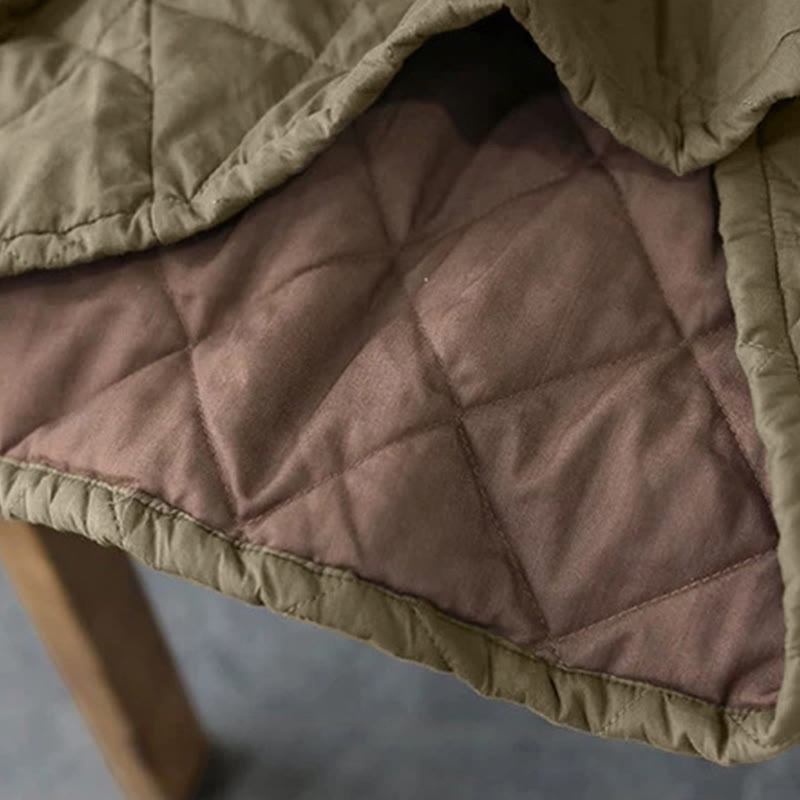 Buddha Stonesレディース 無地 コットン パッド入り サーマル 7-8丈 スカート ポケット付き - image 8