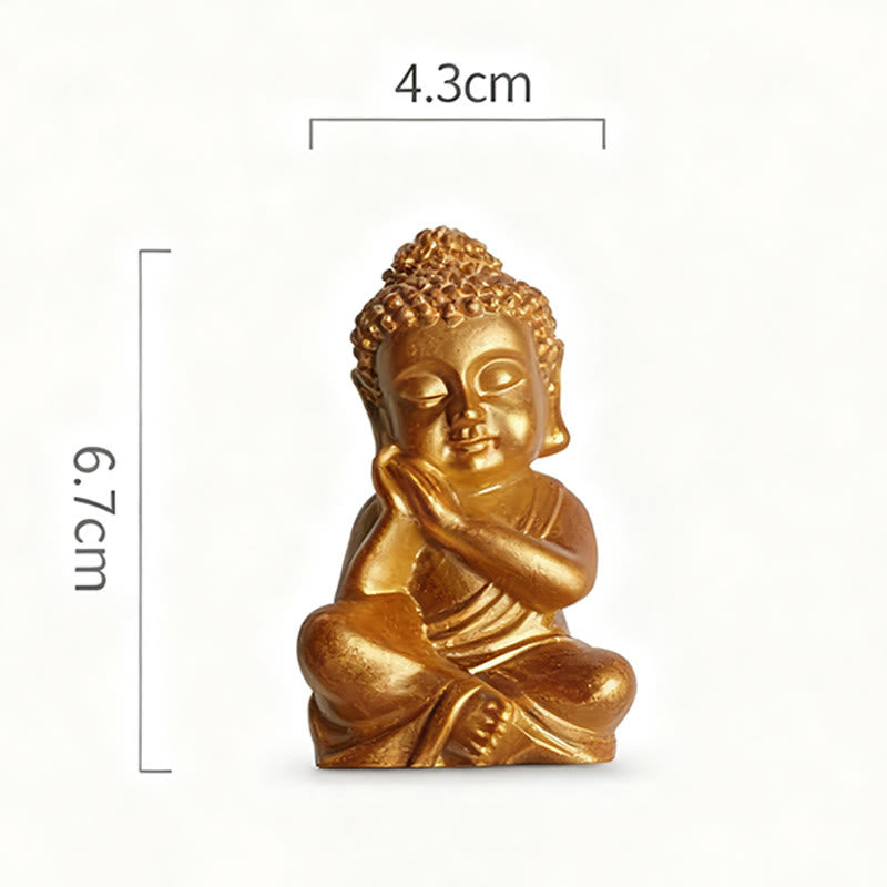Buddha Stones如来仏像 冷蔵庫用マグネット ホームデコレーション - A3スタイル 4.3×6.7×3cm（背面マグネット付き） - image 6