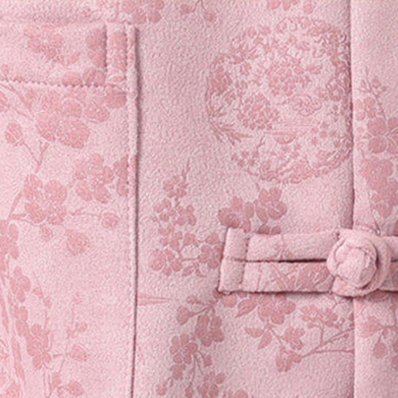 Buddha Stones秋 ジャカード 竹 カエルボタン 長袖 メンズ コットンジャケット ポケット付き - image 16