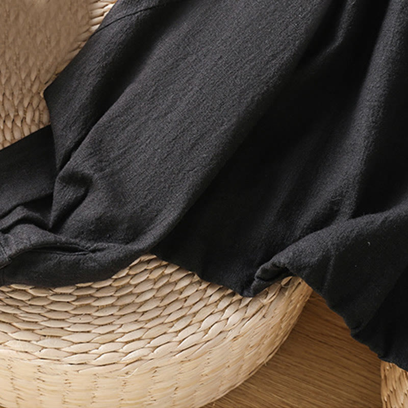 Buddha Stonesレディース コットン ジッパーデザイン ダブルレイヤー ロングスリーブ ジャケット ポケット付き - image 7