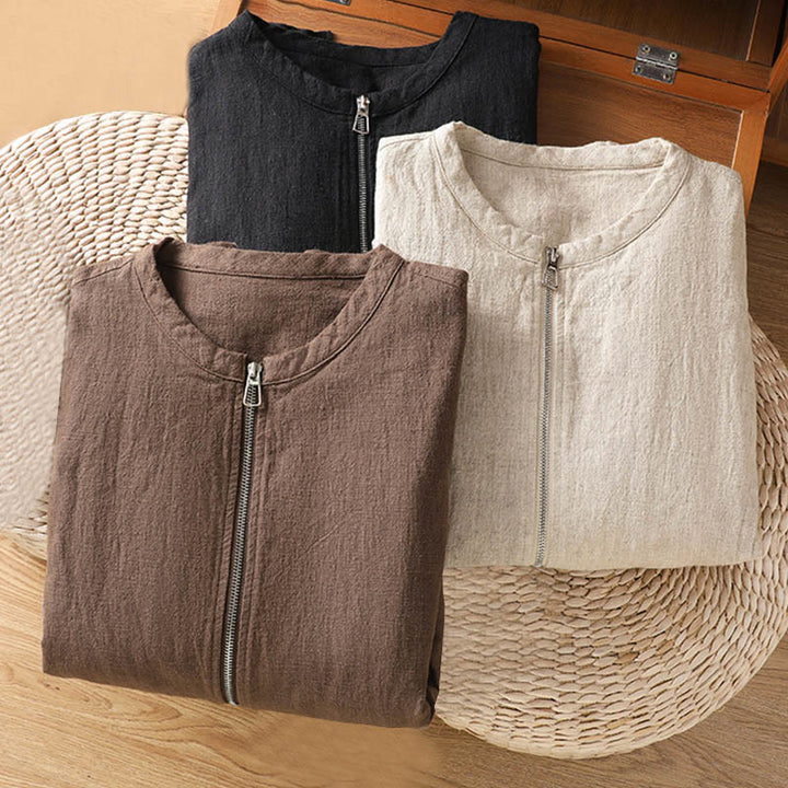 Buddha Stonesレディース コットン ジッパーデザイン ダブルレイヤー ロングスリーブ ジャケット ポケット付き - image 29