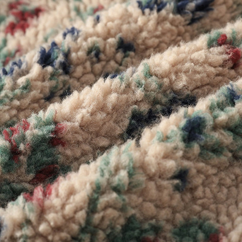 Buddha Stonesレディース コットン 花柄 ボタンデザイン 長袖 サーマルジャケット ポケット付き - image 11