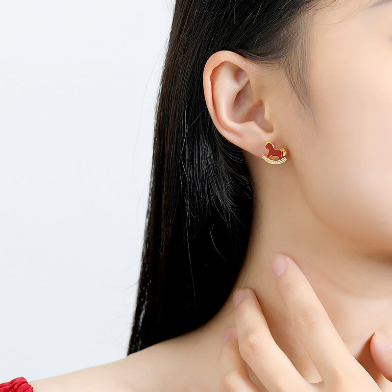 Buddha Stones925スターリングシルバー赤紐レッドアゲート 馬年コネクションブレスレット - image 16