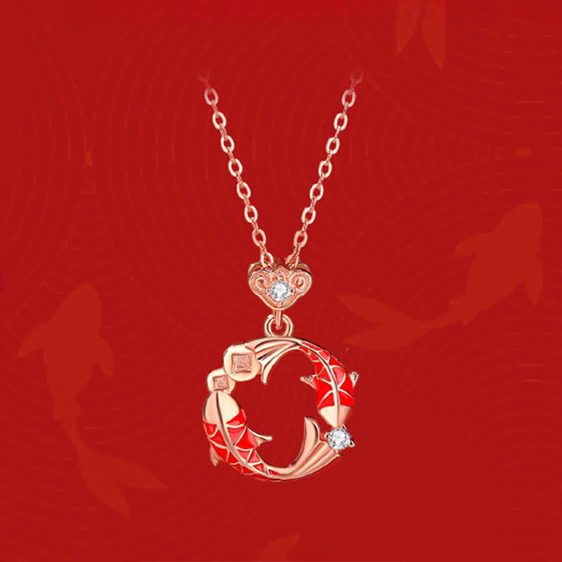 Buddha Stones 925スターリングシルバーメッキ 18Kゴールド鯉辰砂赤紐コネクションブレスレット - image 10