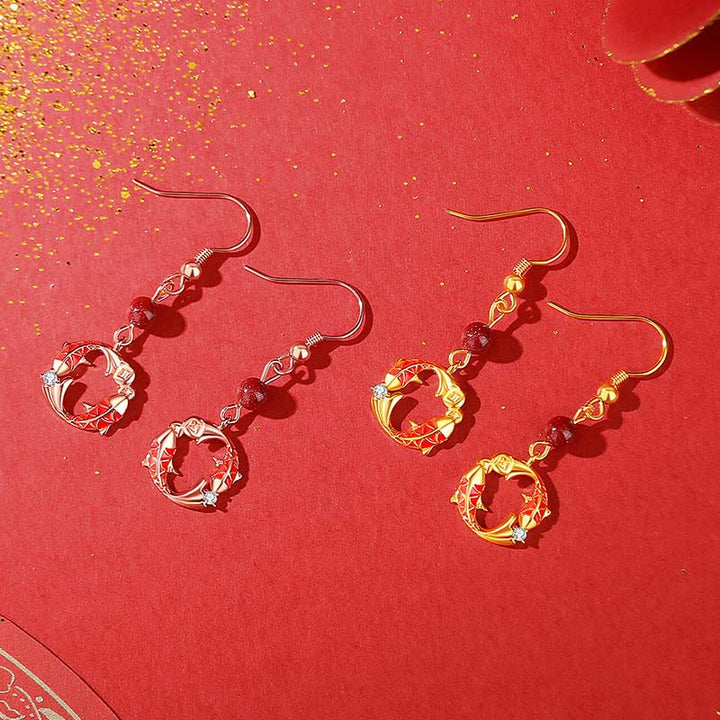 Buddha Stones 925スターリングシルバーメッキ 18Kゴールド鯉辰砂赤紐コネクションブレスレット - image 18