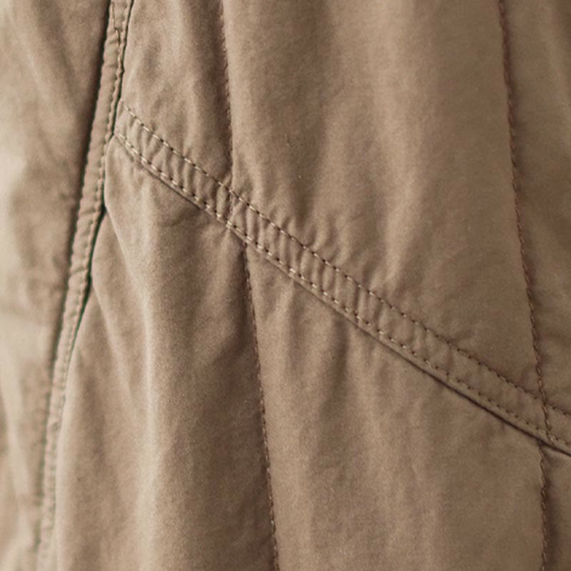 Buddha Stones冬 無地 ハイウエスト コットン レディース ハーレム サーマル 伸縮性ウエスト ポケット付きパンツ - image 17