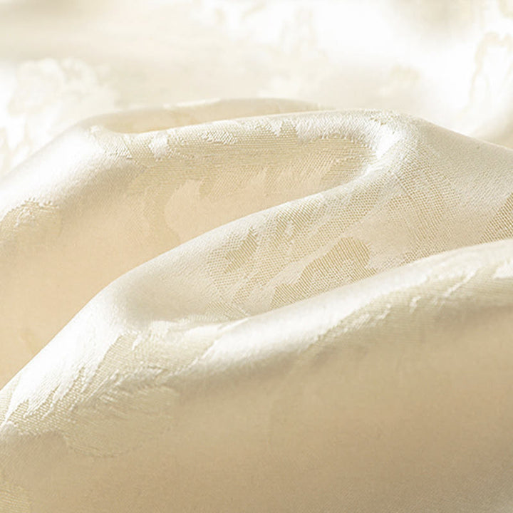 Buddha Stonesジャカード ハイウエストデザイン レディース ワイドレッグ サーマル 厚手パンツ ポケット付き - image 7