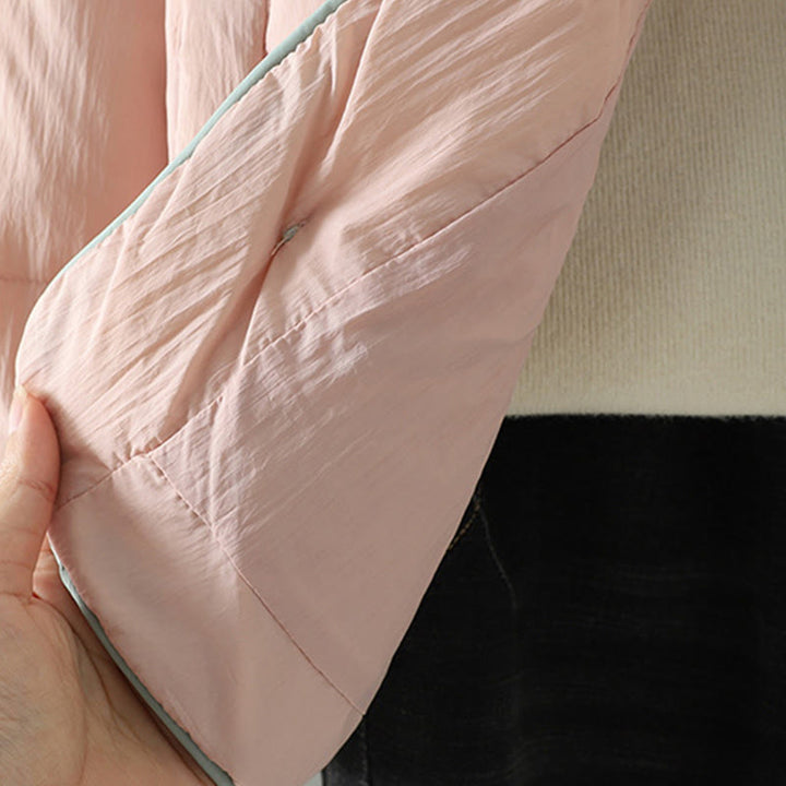 Buddha Stones桃の花刺繍 カエルボタン 長袖 保温 レディース ジャケット ポケット付き - image 9