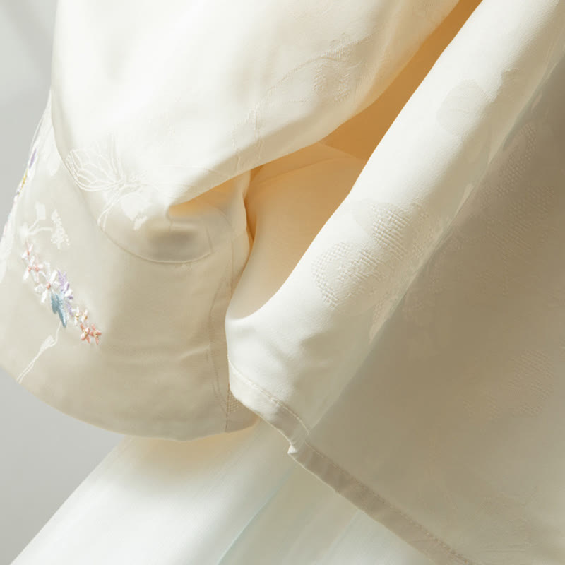 Buddha Stones秋の花刺繍 カエルボタンデザイン 長袖 レディース ジャケット - image 10