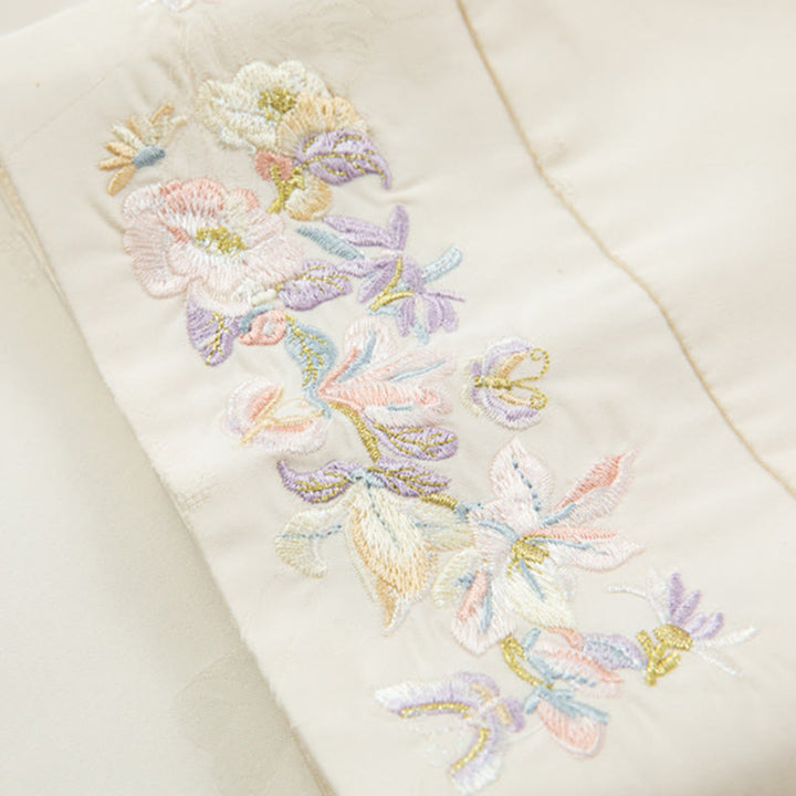 Buddha Stones秋の花刺繍 カエルボタンデザイン 長袖 レディース ジャケット - image 11