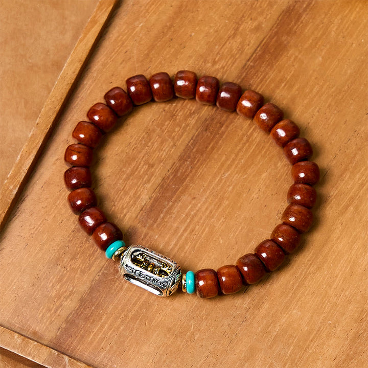 Buddha Stones骨ビーズ 金剛杵 三眼ビーズ幸運ブレスレット - image 14