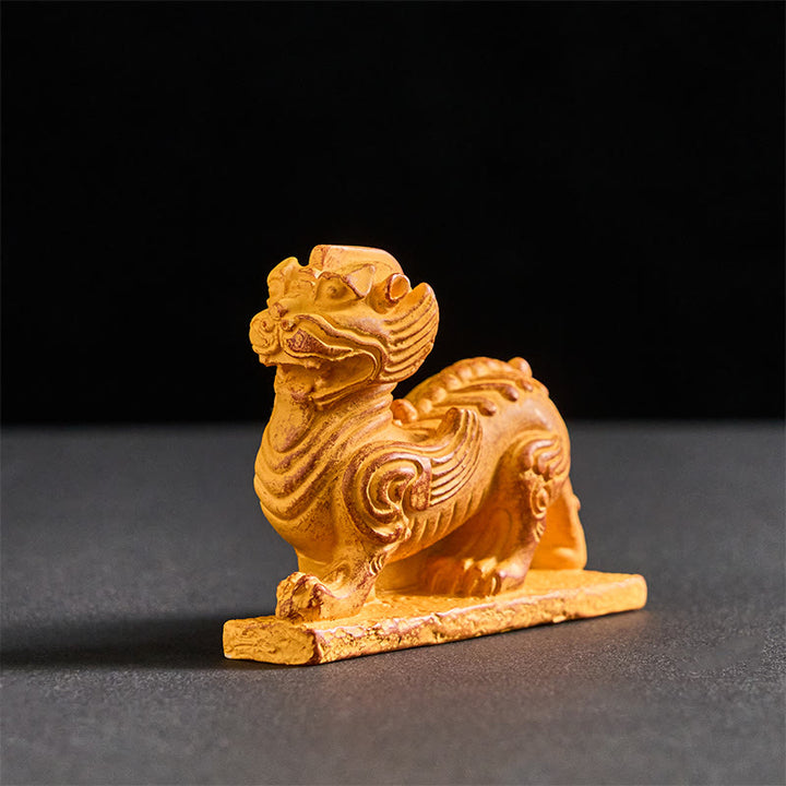 Buddha StonesFU犬 双子仏 スクエアディンデザイン 冷蔵庫用マグネット ホームデコレーション - image 2