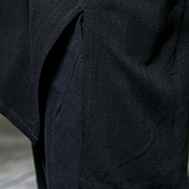 Buddha Stones龍鳳凰前開き長袖ジャケットメンズコットン着物 - image 8