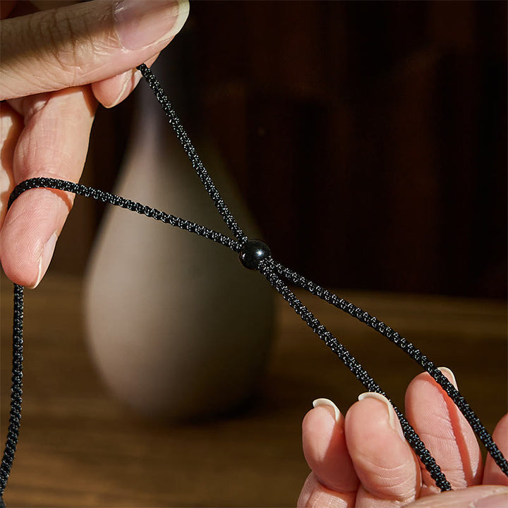 Buddha Stonesチベット陰陽デザイン 九眼瑪瑙良縁祈願ネックレスペンダント - image 4