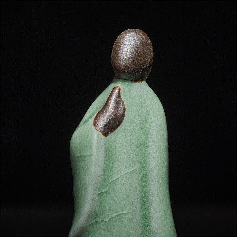 Buddha Stones瞑想 僧侶 陶器像 静寂 室内装飾 - image 48