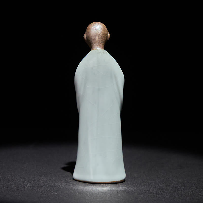 Buddha Stones瞑想 僧侶 陶器像 静寂 室内装飾 - image 10