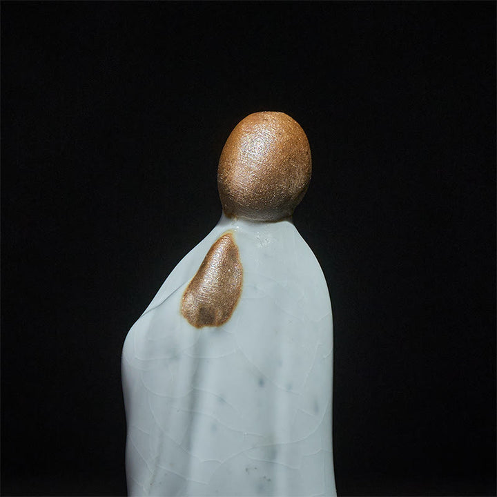 Buddha Stones瞑想 僧侶 陶器像 静寂 室内装飾 - image 24