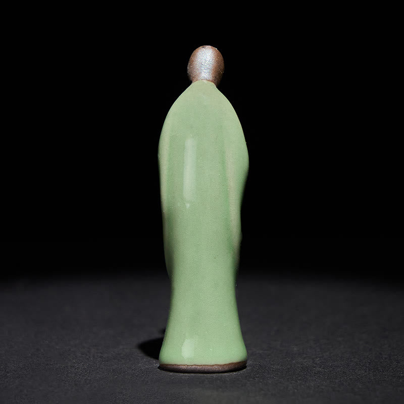 Buddha Stones瞑想 僧侶 陶器像 静寂 室内装飾 - image 27