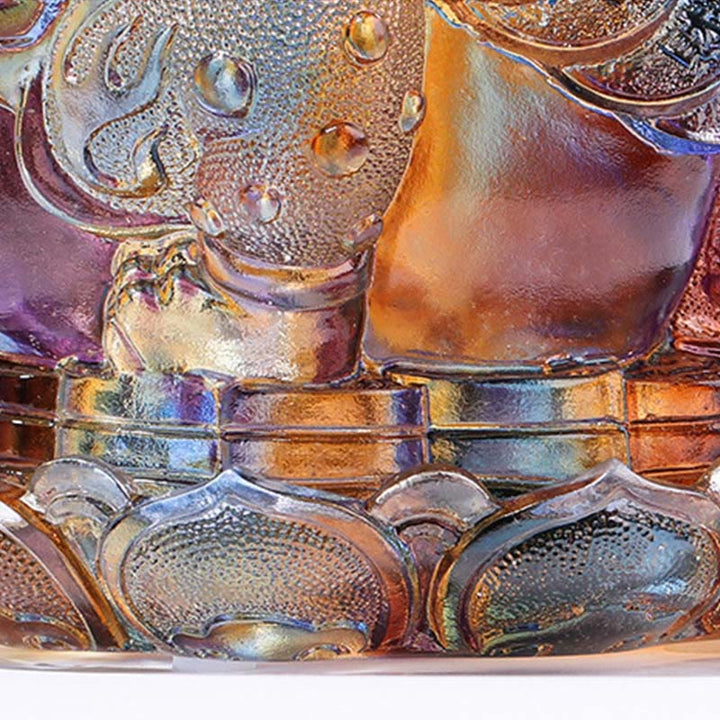 Buddha Stones風水 カエルコイン 手作り 琉璃水晶 アートピース 富 家庭 オフィス 装飾 - image 12