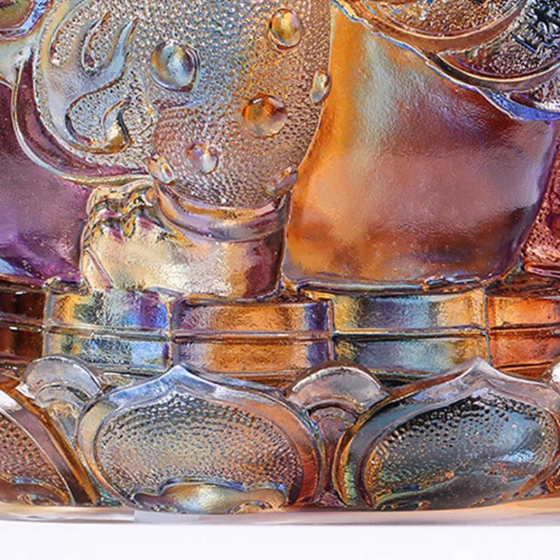 Buddha Stones風水 カエルコイン 手作り 琉璃水晶 アートピース 富 家庭 オフィス 装飾 - image 12