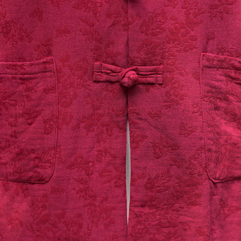 Buddha Stonesフロッグボタン 長袖 コットン ジャカード レディース シャツ パンツ ポケット付き - image 11