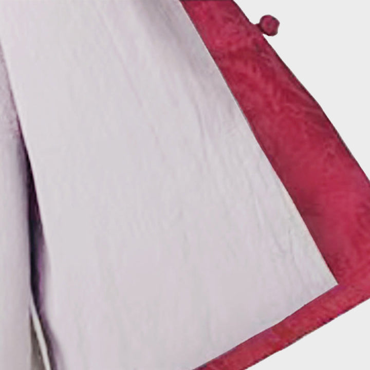 Buddha Stonesフロッグボタン 長袖 コットン ジャカード レディース シャツ パンツ ポケット付き - image 13