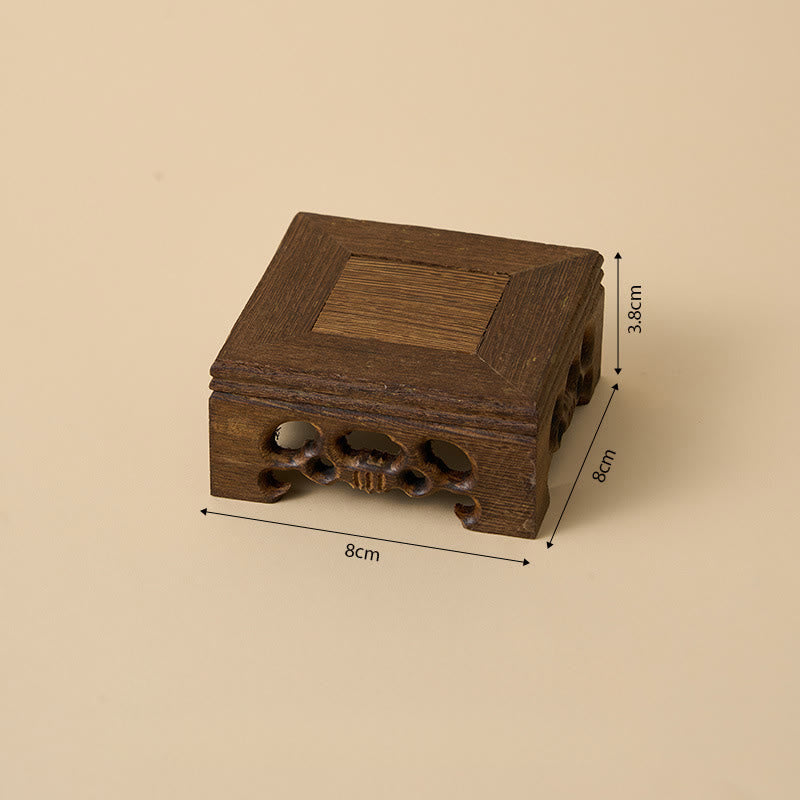 Buddha Stones無形の仏陶器 ウェンジ木製 机 静寂 装飾 - image 6