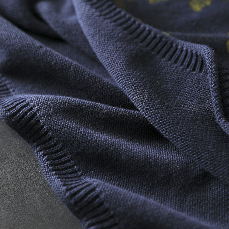 Buddha Stonesひまわり柄 モックネック 長袖 レディース コットンセーター - image 11