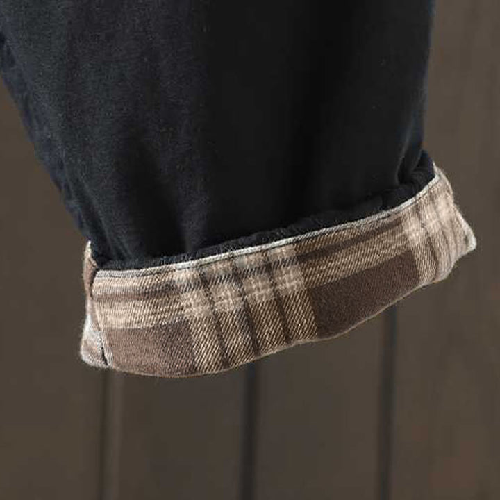 Buddha Stonesレディース 冬用ドローストリング フリース裏地 サーマルハーレムパンツ ポケット付き - image 13