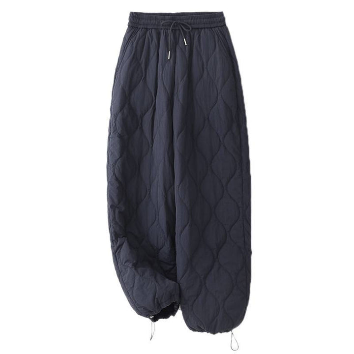 Buddha Stonesレディース プレーン 伸縮性カフデザイン ドローストリング 保温性 厚手パンツ ポケット付き - image 9