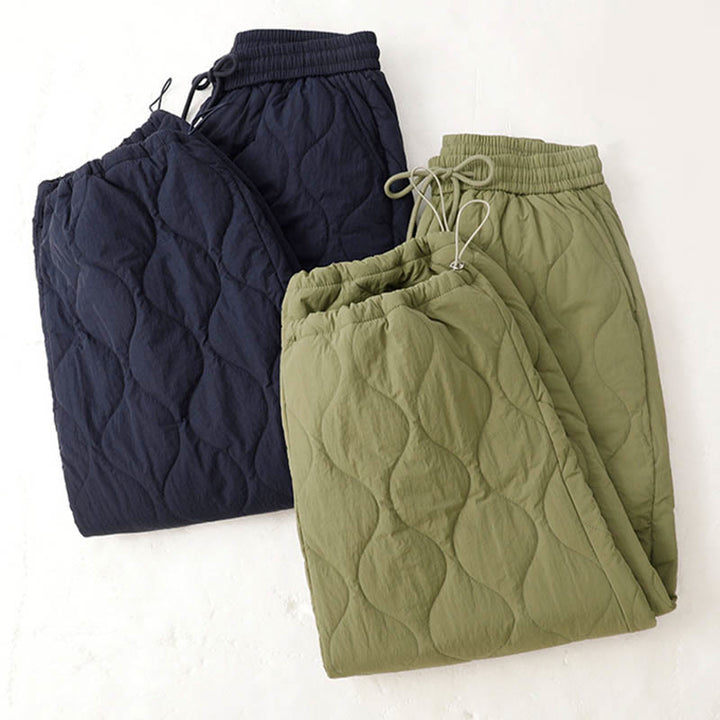 Buddha Stonesレディース プレーン 伸縮性カフデザイン ドローストリング 保温性 厚手パンツ ポケット付き - image 23