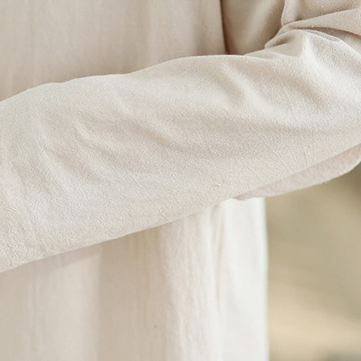 Buddha Stones 2点 Vネック 長袖シャツ ワイドレッグパンツ 禅瞑想 レディース セット - image 9