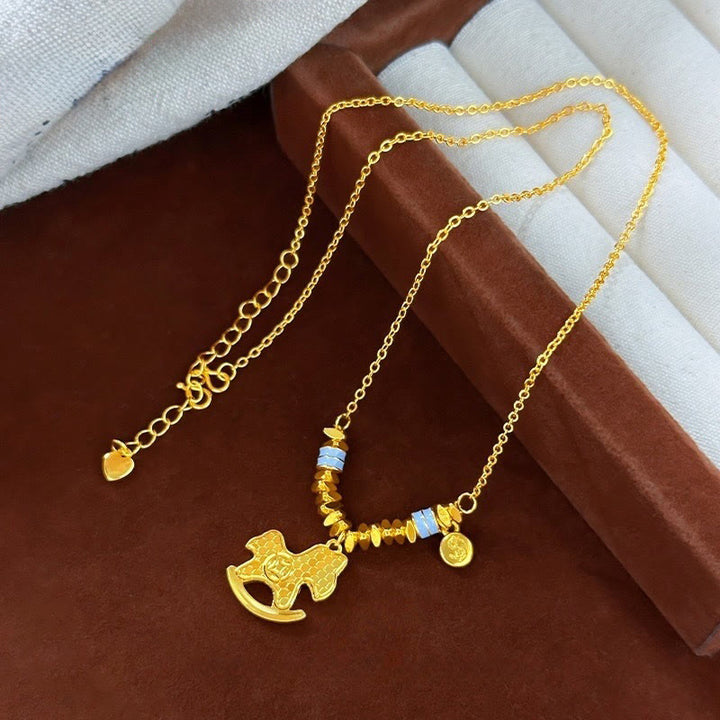 Buddha Stones金運 午年 銅製 バランス 幸運 ネックレス ペンダント - image 2