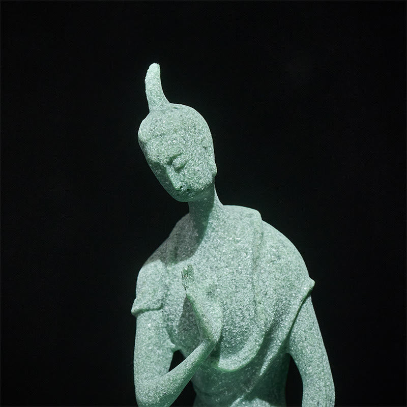 Buddha Stones傾聴仏像 砂岩 室内装飾 6.5×5.5×9.5cm - image 7