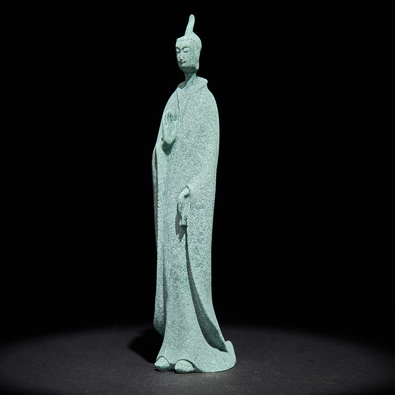 Buddha Stones瞑想用仏陀立像 砂岩製 室内装飾 3.8×6.5×17cm - 仏像 3.8×6.5×17cm - image 0