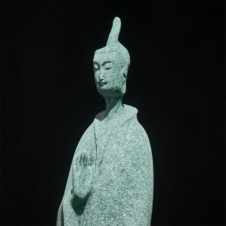 Buddha Stones瞑想用仏陀立像 砂岩製 室内装飾 3.8×6.5×17cm - image 7