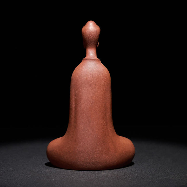 Buddha Stones無形の仏紫粘土 静寂 家庭用 机上装飾 5.7×9.6 cm - image 4