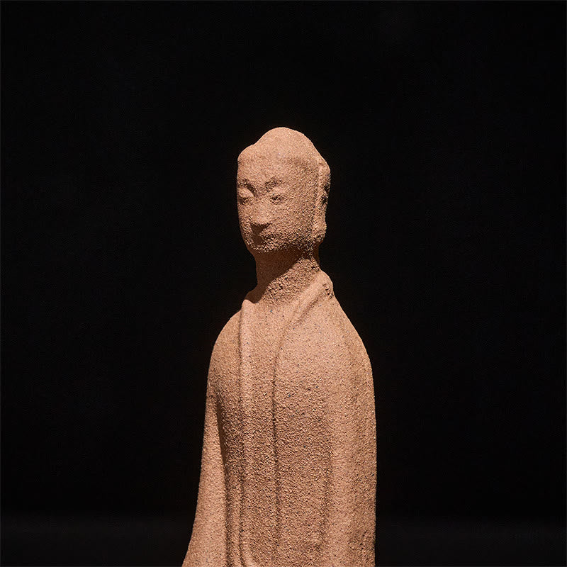 Buddha Stones座像 祈り 陶器 禅 室内装飾 5*3*8.5cm - image 6