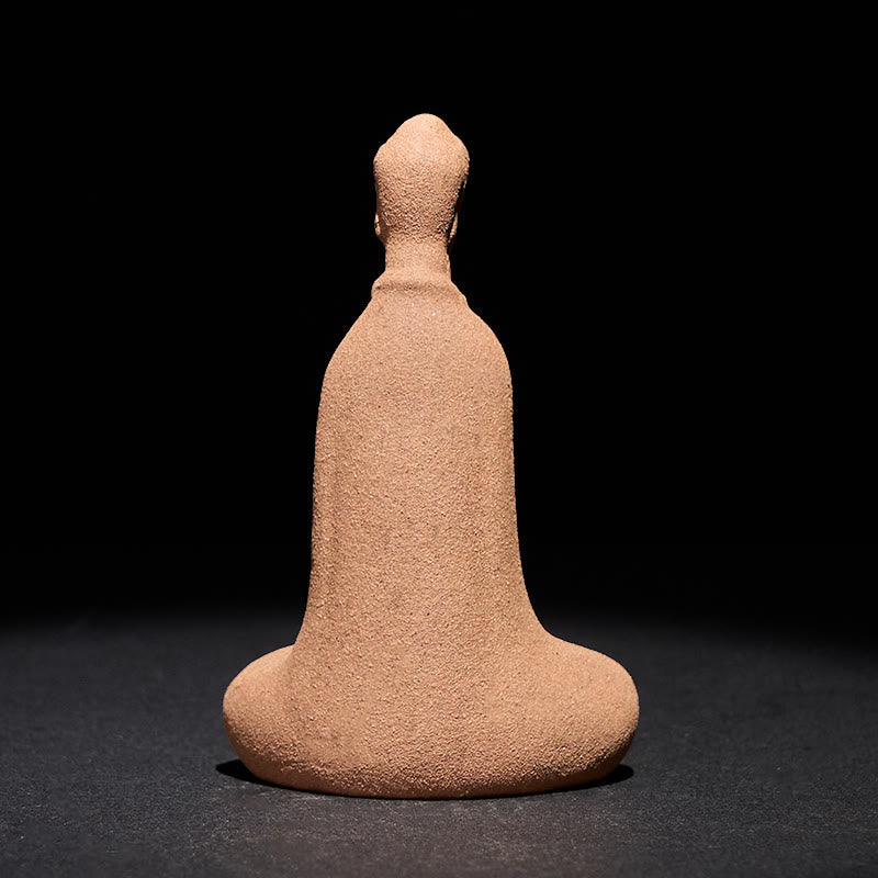 Buddha Stones座像 祈り 陶器 禅 室内装飾 5*3*8.5cm - image 3