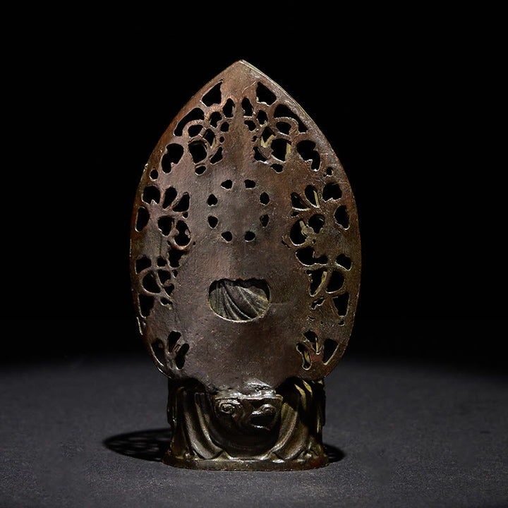 Buddha Stones如来仏 合金像 禅 家の装飾 9*4.5 cm - image 4