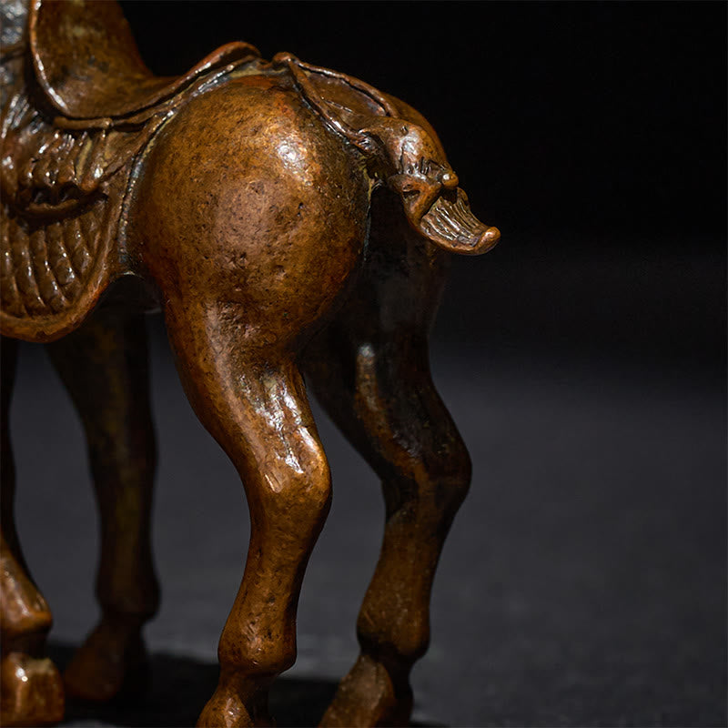 Buddha Stones古代馬年 合金製 ホームデコレーション 7.5*2.6*7 cm - image 9