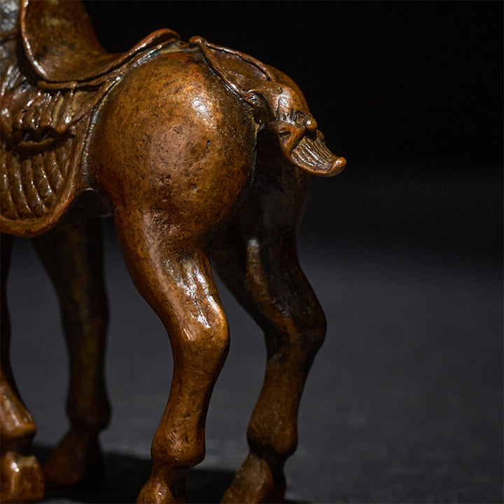 Buddha Stones古代馬年 合金製 ホームデコレーション 7.5*2.6*7 cm - image 9