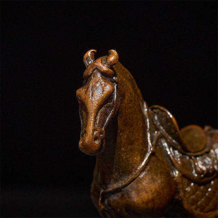 Buddha Stones古代馬年 合金製 ホームデコレーション 7.5*2.6*7 cm - image 6