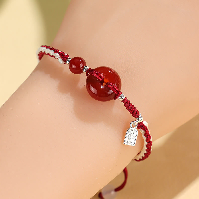 Buddha Stonesグリーンアベンチュリンアゲート平和のお守りチャーム幸運ブレスレット - image 10