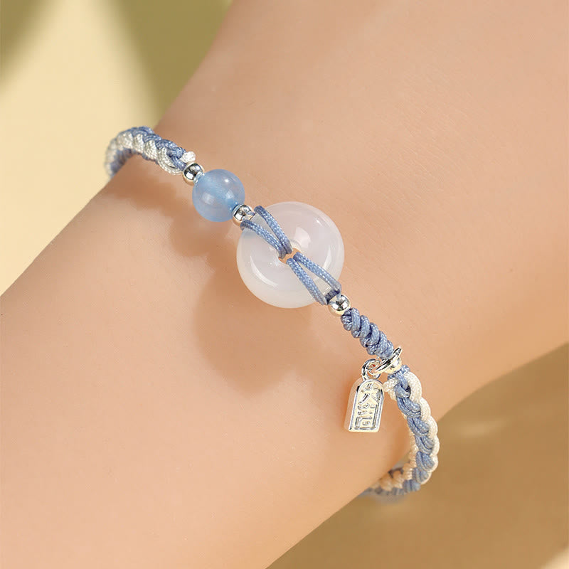 Buddha Stonesグリーンアベンチュリンアゲート平和のお守りチャーム幸運ブレスレット - image 16